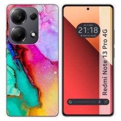 Funda Silicona para Xiaomi Redmi Note 13 Pro 4G diseño Mármol 15 Dibujos