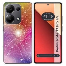 Funda Silicona para Xiaomi Redmi Note 13 Pro 4G diseño Abstracto Dibujos