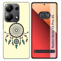 Funda Silicona para Xiaomi Redmi Note 13 Pro 4G diseño Atrapasueños Dibujos