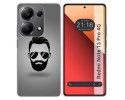 Funda Silicona para Xiaomi Redmi Note 13 Pro 4G diseño Barba Dibujos