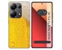 Funda Silicona para Xiaomi Redmi Note 13 Pro 4G diseño Cerveza Dibujos