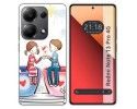 Funda Silicona para Xiaomi Redmi Note 13 Pro 4G diseño Café Dibujos