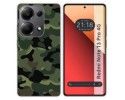 Funda Silicona para Xiaomi Redmi Note 13 Pro 4G diseño Camuflaje Dibujos