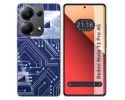 Funda Silicona para Xiaomi Redmi Note 13 Pro 4G diseño Circuito Dibujos