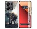Funda Silicona para Xiaomi Redmi Note 13 Pro 4G diseño Elefante Dibujos