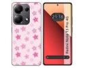 Funda Silicona para Xiaomi Redmi Note 13 Pro 4G diseño Flores Dibujos