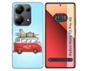 Funda Silicona para Xiaomi Redmi Note 13 Pro 4G diseño Furgoneta Dibujos