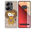 Funda Silicona para Xiaomi Redmi Note 13 Pro 4G diseño Leon Dibujos