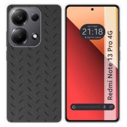 Funda Silicona para Xiaomi Redmi Note 13 Pro 4G diseño Metal Dibujos