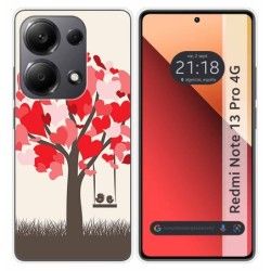 Funda Silicona para Xiaomi Redmi Note 13 Pro 4G diseño Pajaritos Dibujos