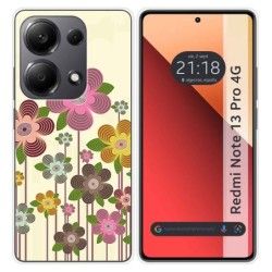 Funda Silicona para Xiaomi Redmi Note 13 Pro 4G diseño Primavera En Flor Dibujos