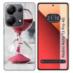 Funda Silicona para Xiaomi Redmi Note 13 Pro 4G diseño Reloj Dibujos
