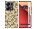 Funda Silicona para Xiaomi Redmi Note 13 Pro 4G diseño Sand Camuflaje Dibujos