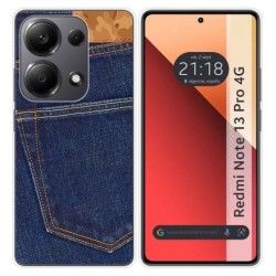 Funda Silicona para Xiaomi Redmi Note 13 Pro 4G diseño Vaquero Dibujos