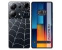 Funda Silicona Transparente para Xiaomi Poco M6 Pro 4G diseño Araña Dibujos