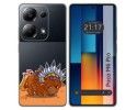 Funda Silicona Transparente para Xiaomi Poco M6 Pro 4G diseño Bufalo Dibujos