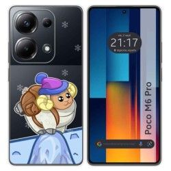 Funda Silicona Transparente para Xiaomi Poco M6 Pro 4G diseño Cabra Dibujos