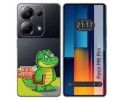 Funda Silicona Transparente para Xiaomi Poco M6 Pro 4G diseño Coco Dibujos