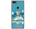 Funda Gel Tpu para Oukitel Mix 2 Diseño Cohete Dibujos
