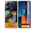 Funda Silicona Transparente para Xiaomi Poco M6 Pro 4G diseño Jirafa Dibujos