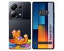 Funda Silicona Transparente para Xiaomi Poco M6 Pro 4G diseño Leopardo Dibujos