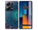 Funda Silicona Transparente para Xiaomi Poco M6 Pro 4G diseño Mandala Dibujos