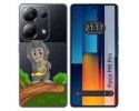 Funda Silicona Transparente para Xiaomi Poco M6 Pro 4G diseño Mono Dibujos