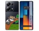 Funda Silicona Transparente para Xiaomi Poco M6 Pro 4G diseño Panda Dibujos
