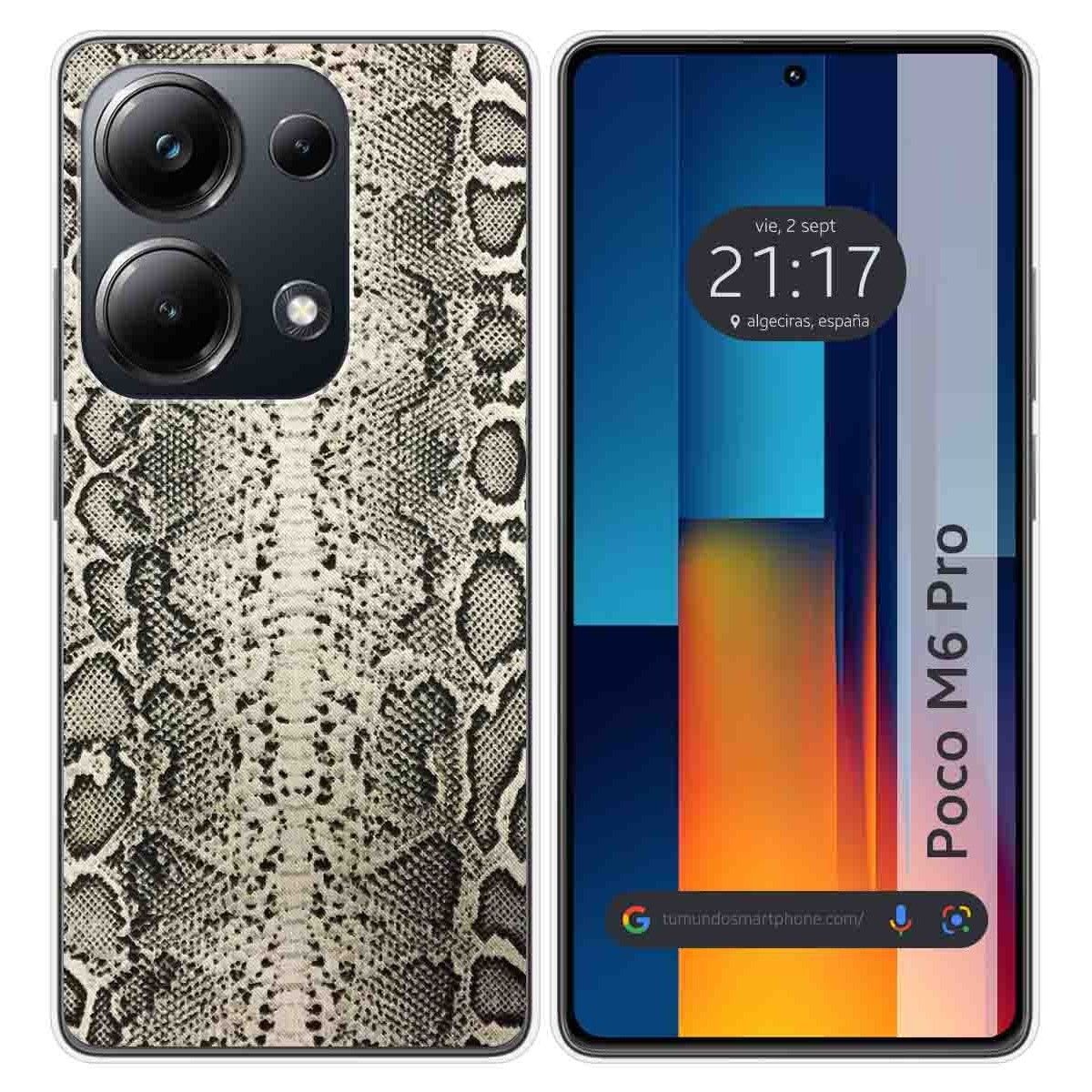 Funda Silicona para Xiaomi Poco M6 Pro 4G diseño Animal 01 Dibujos