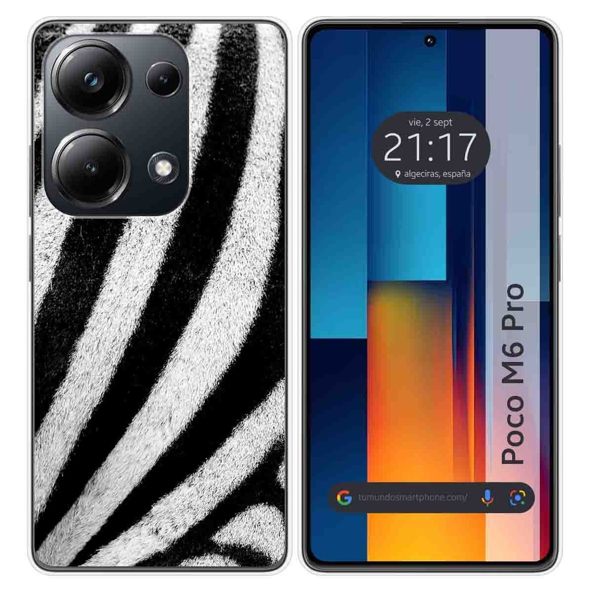 Funda Silicona para Xiaomi Poco M6 Pro 4G diseño Animal 02 Dibujos