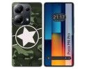 Funda Silicona para Xiaomi Poco M6 Pro 4G diseño Camuflaje 01 Dibujos