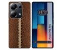 Funda Silicona para Xiaomi Poco M6 Pro 4G diseño Cuero 01 Dibujos