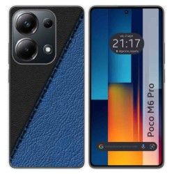 Funda Silicona para Xiaomi Poco M6 Pro 4G diseño Cuero 02 Dibujos