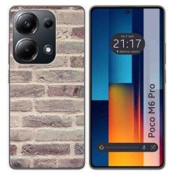 Funda Silicona para Xiaomi Poco M6 Pro 4G diseño Ladrillo 01 Dibujos