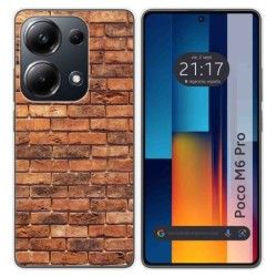 Funda Silicona para Xiaomi Poco M6 Pro 4G diseño Ladrillo 04 Dibujos