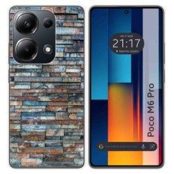 Funda Silicona para Xiaomi Poco M6 Pro 4G diseño Ladrillo 05 Dibujos