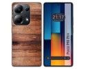 Funda Silicona para Xiaomi Poco M6 Pro 4G diseño Madera 02 Dibujos