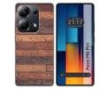 Funda Silicona para Xiaomi Poco M6 Pro 4G diseño Madera 03 Dibujos