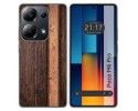 Funda Silicona para Xiaomi Poco M6 Pro 4G diseño Madera 05 Dibujos