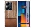 Funda Silicona para Xiaomi Poco M6 Pro 4G diseño Madera 09 Dibujos