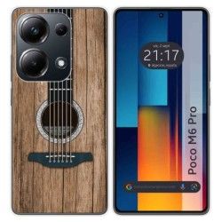 Funda Silicona para Xiaomi Poco M6 Pro 4G diseño Madera 11 Dibujos