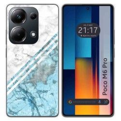 Funda Silicona para Xiaomi Poco M6 Pro 4G diseño Mármol 02 Dibujos