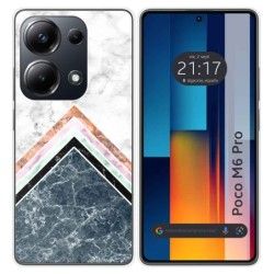 Funda Silicona para Xiaomi Poco M6 Pro 4G diseño Mármol 05 Dibujos