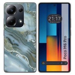 Funda Silicona para Xiaomi Poco M6 Pro 4G diseño Mármol 09 Dibujos