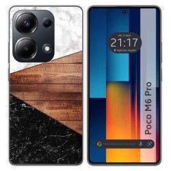 Funda Silicona para Xiaomi Poco M6 Pro 4G diseño Mármol 11 Dibujos