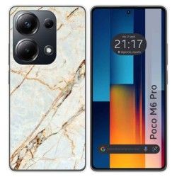 Funda Silicona para Xiaomi Poco M6 Pro 4G diseño Mármol 13 Dibujos