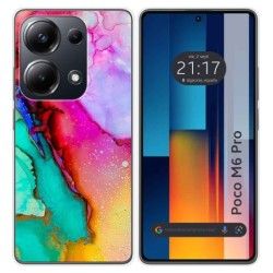Funda Silicona para Xiaomi Poco M6 Pro 4G diseño Mármol 15 Dibujos