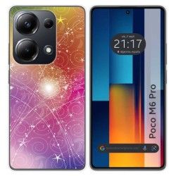 Funda Silicona para Xiaomi Poco M6 Pro 4G diseño Abstracto Dibujos
