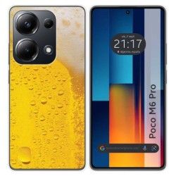 Funda Silicona para Xiaomi Poco M6 Pro 4G diseño Cerveza Dibujos