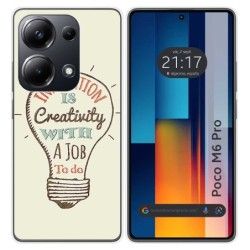 Funda Silicona para Xiaomi Poco M6 Pro 4G diseño Creativity Dibujos